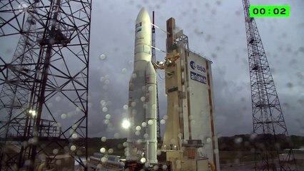 Ariane 5 flight VA217 liftoff replay