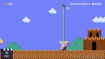 amiibo in Super Mario Maker - Donkey Kong, Peach, Kirby, Yoshi, Luigi, & more