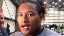Browns rookie NT Danny Shelton at NFL Rookie Symposium