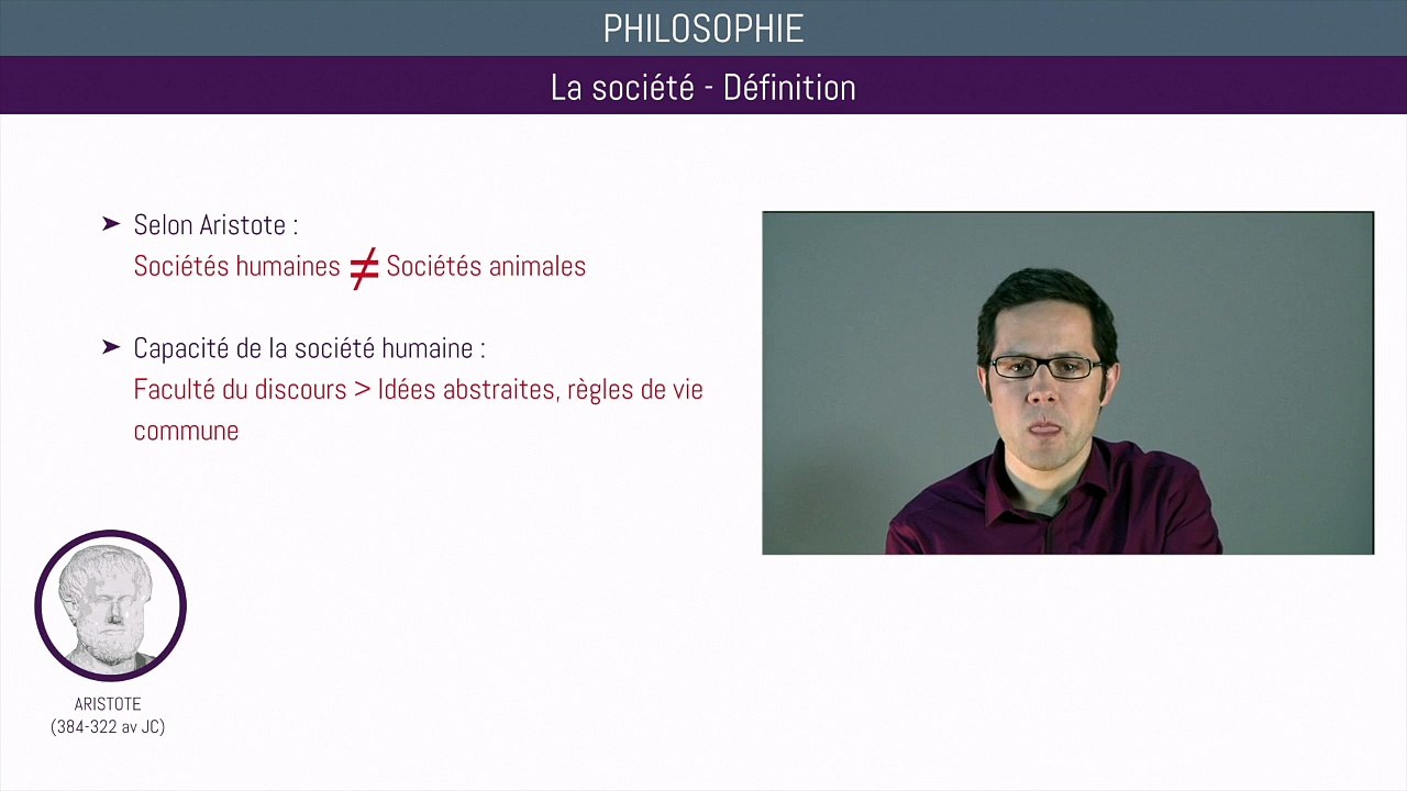Bac philo - La société