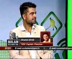 Shahid Afridi and Ahmed Shehzad Gossiping in Live TV Show