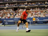 BEST SHOT IN TENNIS HISTORY (ROGER FEDERER  against Novak Djokovic ) [HD]