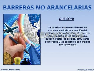 barreras NO arancelarias