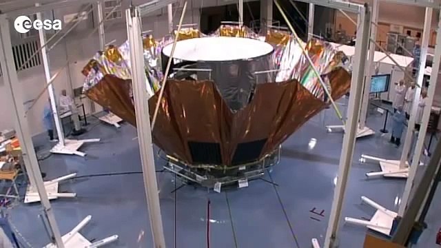 Gaia sunshield deployment test