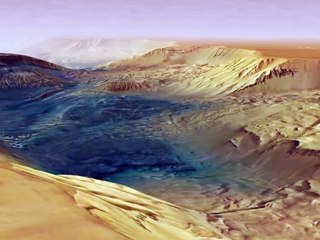 Fly-through movie of Hebes Chasma
