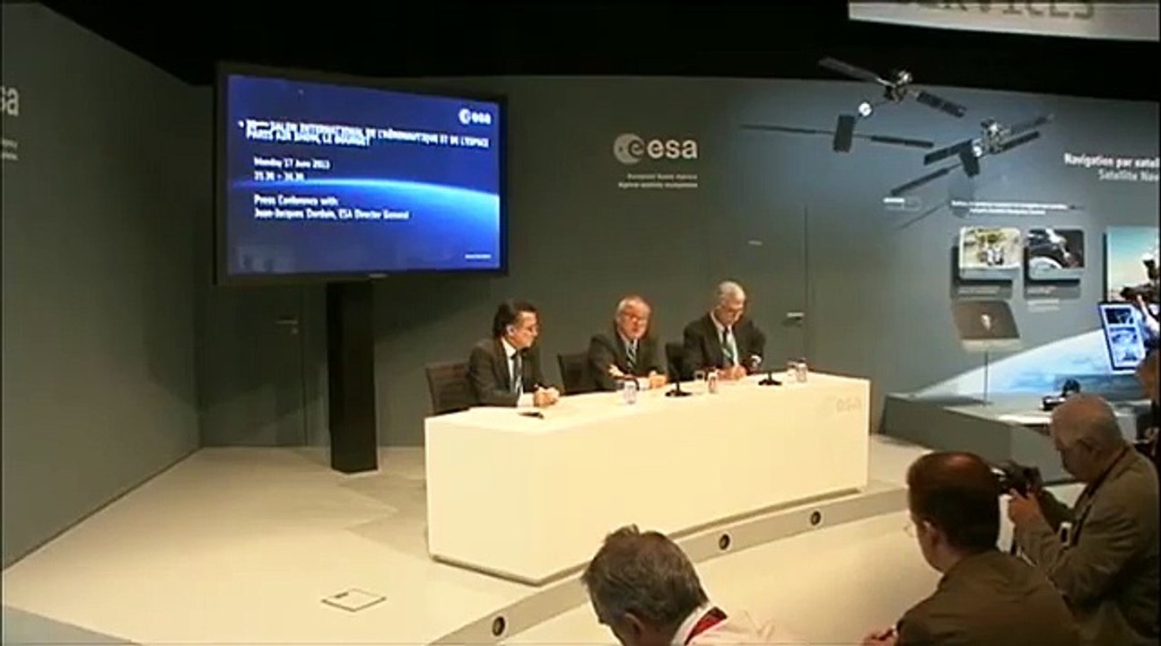 Paris Air and Space Show 2013 - Press conference: Jean-Jacques Dordain