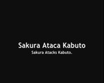 Sakura Atacks Kabuto