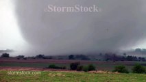 Tornado Videos - Kansas tornado sucks up cows and blows farm apart.