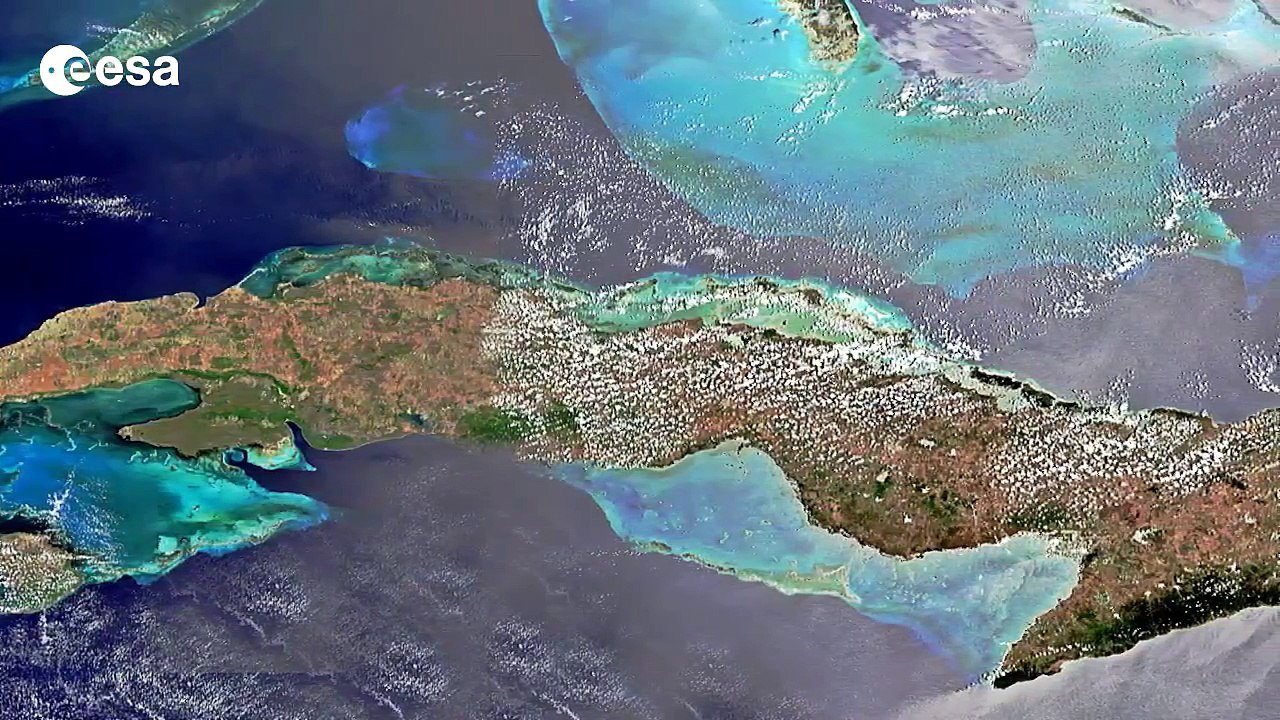 Earth from Space: Caribbean islands