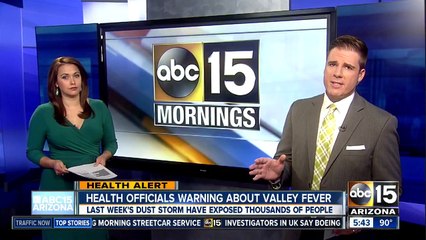 Dust storm poses health threats