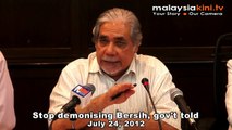 Stop demonising Bersih, gov't told
