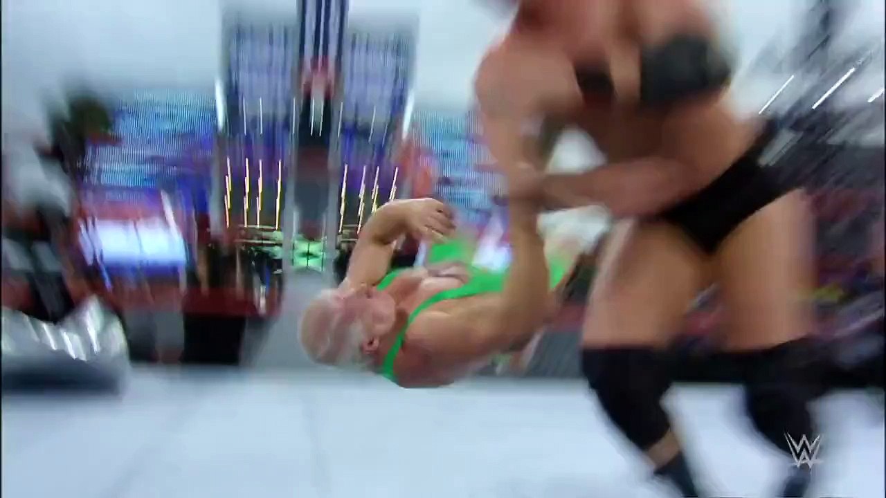 26 clotheslines that will tear your head off - WWE Fury_ January 18_ 2015