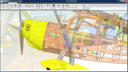 3D CAD Design of 44% Bellanca Super Decathlon R/C Scale Model