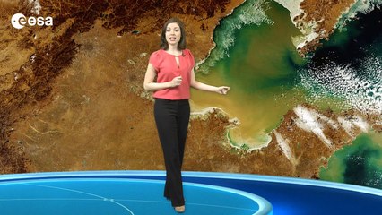 Earth from Space: Yellow River, Sea and sand