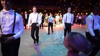 Ballerina Wedding Surprise Groomsmen Dance