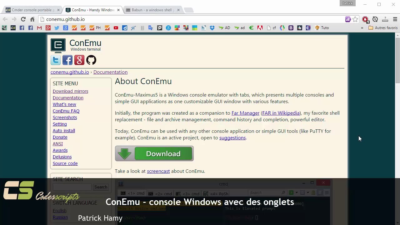 Tutoriel : ConEmu