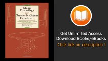 Shop Drawings For Greene And Greene Furniture 23 American Arts And Crafts Masterpieces EBOOK (PDF) REVIEW
