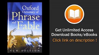 Oxford Dictionary Of Phrase And Fable EBOOK (PDF) REVIEW