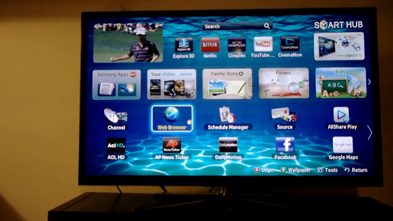 How to browse the Web with Samsung SMART TV