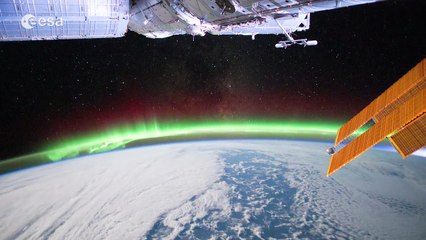 Aurora Australis from Space Station