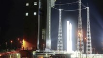 Vega's final countdown and first liftoff (time-lapse)