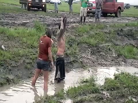 Mud Wrestling Texas Style