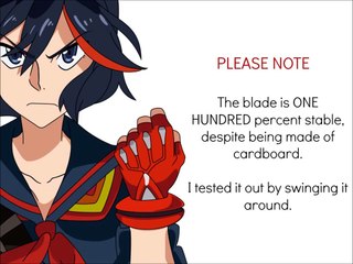 DIY Ryuko Matoi Cosplay: Scissor Blade Tutorial