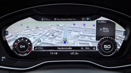 Le virtual cockpit de la nouvelle Audi A4 en images
