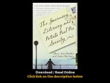 The Guernsey Literary And Potato Peel Pie Society EBOOK (PDF) REVIEW