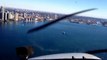 Approach and landing at Toronto's Billy Bishop City Centre Airport (YTZ). Beautiful city views!