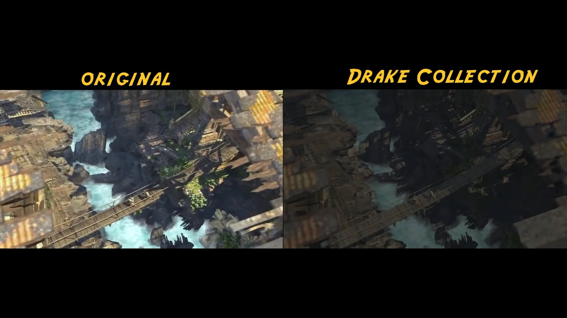 Uncharted Drakes Fortune PS3 vs PS4 comparison - video Dailymotion