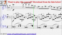 Massenet's Meditation from Thais piano and violin sheet music - Video Score