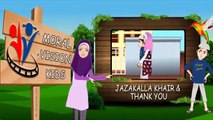 Thanking others with JazakAllah Khair Abdul Bari Muslims Islamic Cartoon for children hindi urdu video