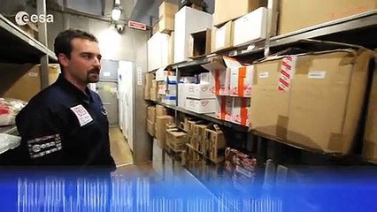 Mars500 video diary 6 - How supplies are rationed