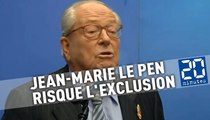 Jean-Marie Le Pen face au bureau exécutif du FN