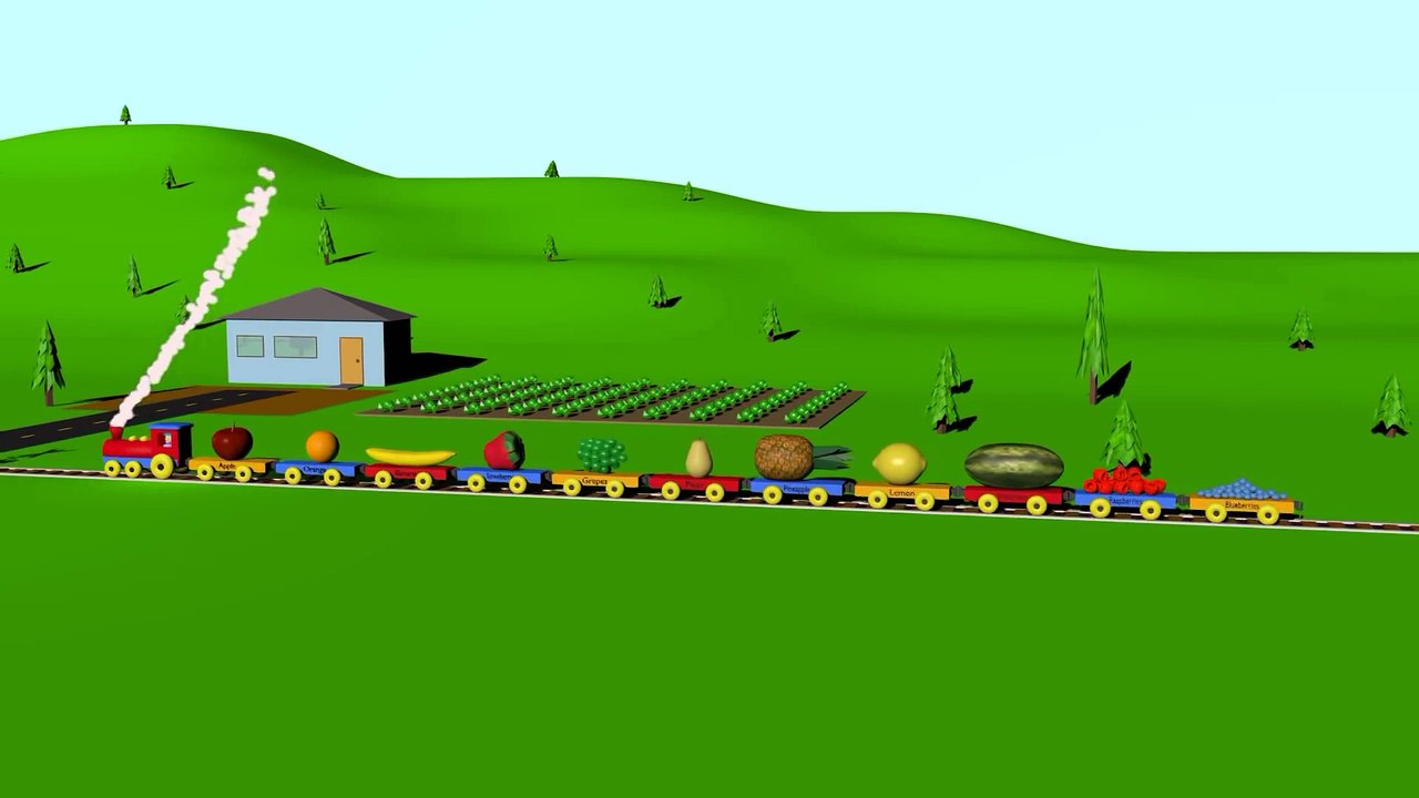 The Fruit Train - Learning for Kids