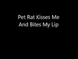 My Pet Rat Kisses Me And Bites My Lip...