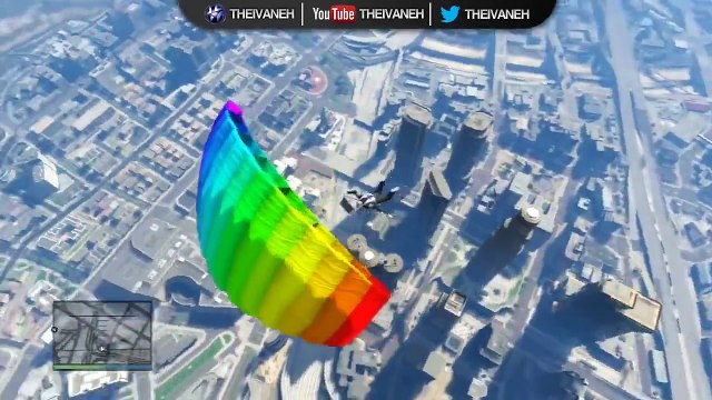 GTA 5: Online - Cargo Plane Stunts / Mid-air Collisions / Jet Launching