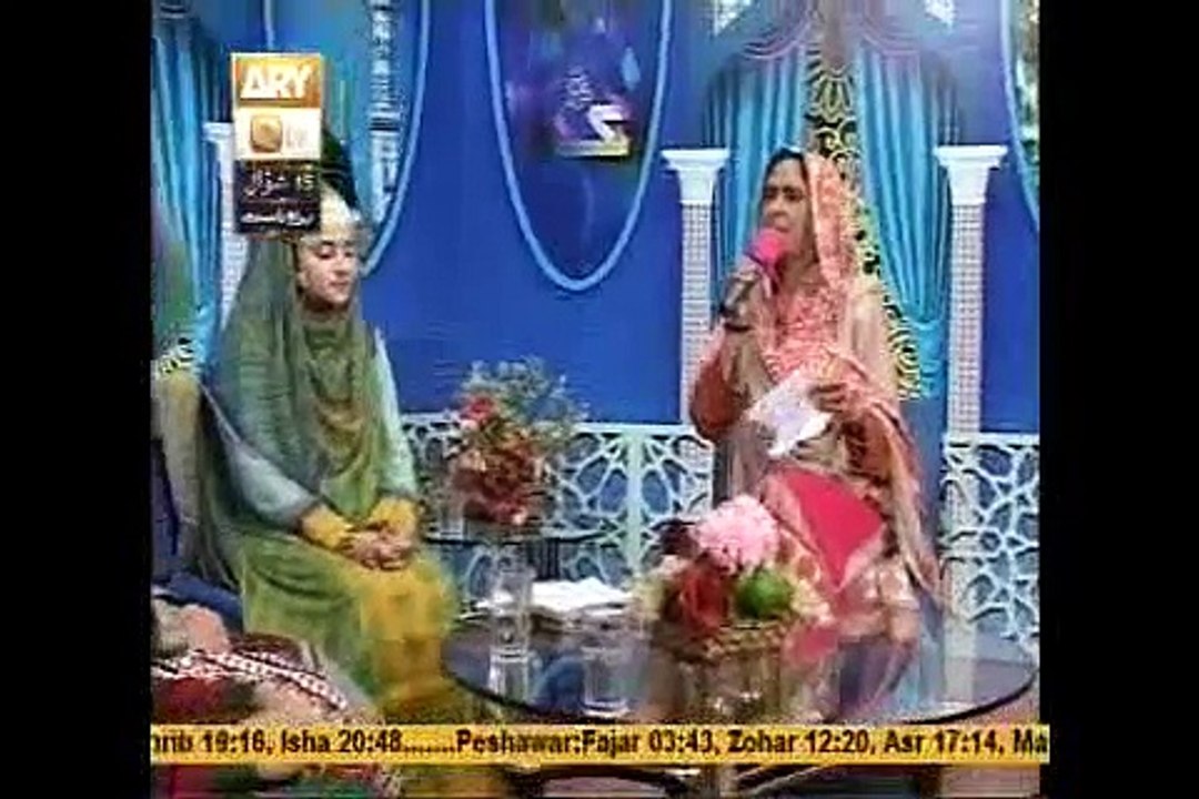 Tabina Lari new kalam naat Qtv 2015 live 14 august 2015