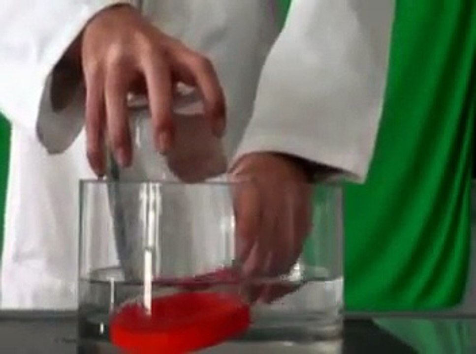 Expérience de la combustion du carbone