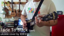Ukulele Metallica Fade To Black by DIY Iron Cross ukulele