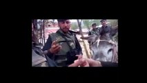 Donkey smoking Chars (Hashish) along with Security Forces