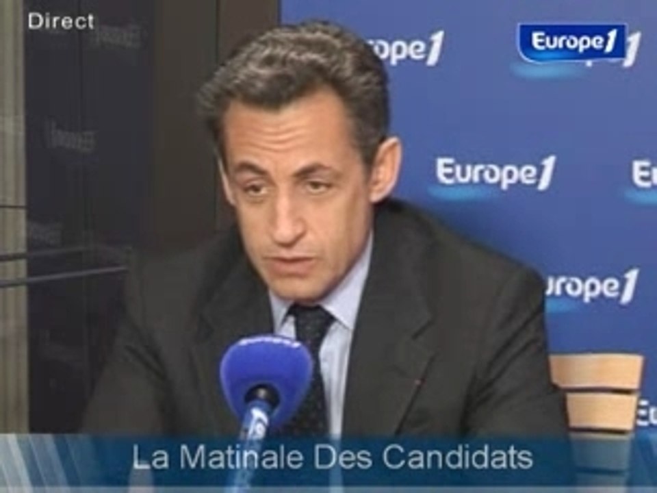 Europe 1: N.Sarkozy 12.04.07 1/3