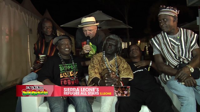 SIERRA LEONE'S REFUGEE ALL STARS interview @ Rototom Sunsplash 2015