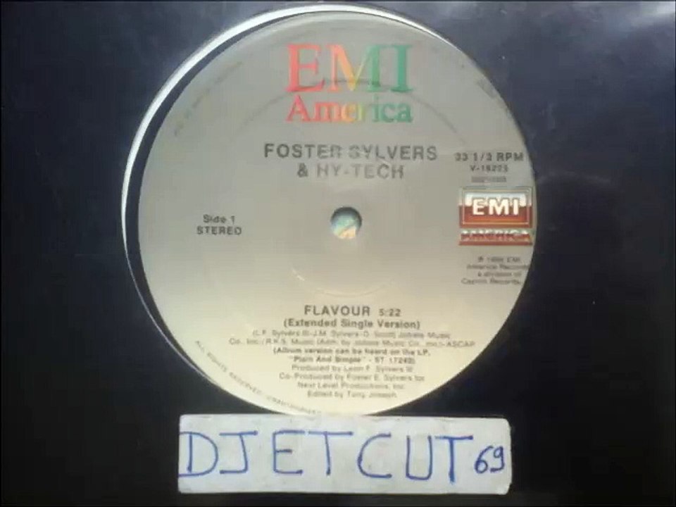 FOSTER SYLVERS & HY-TECH -FLAVOUR(RIP ETCUT)EMI AMERICA 86
