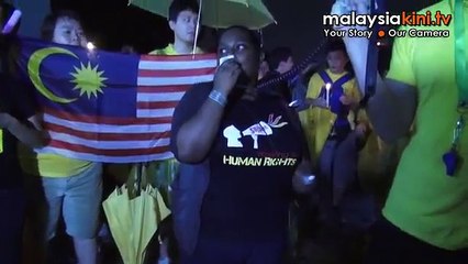 Perarakan lilin memperingati perhimpunan BERSIH 2.0