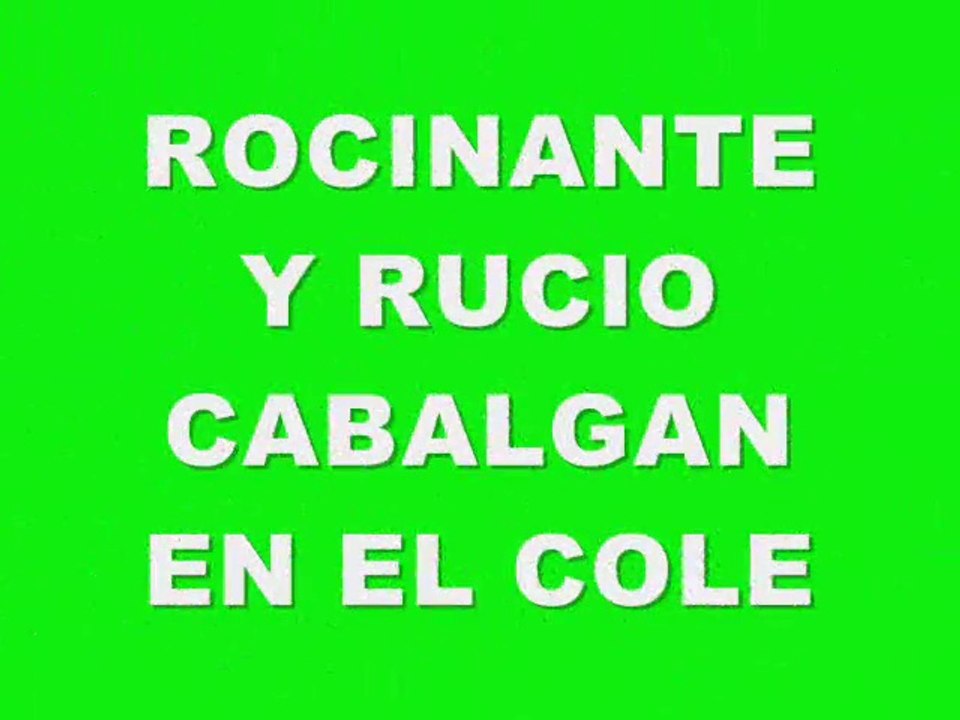 Cabalgamos por el cole