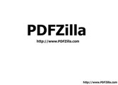 PDFZilla - Convert PDF to Word, TXT, HTML, Images and Flash Files