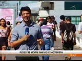 PEDESTRE MORRE MAIS QUE MOTORISTA