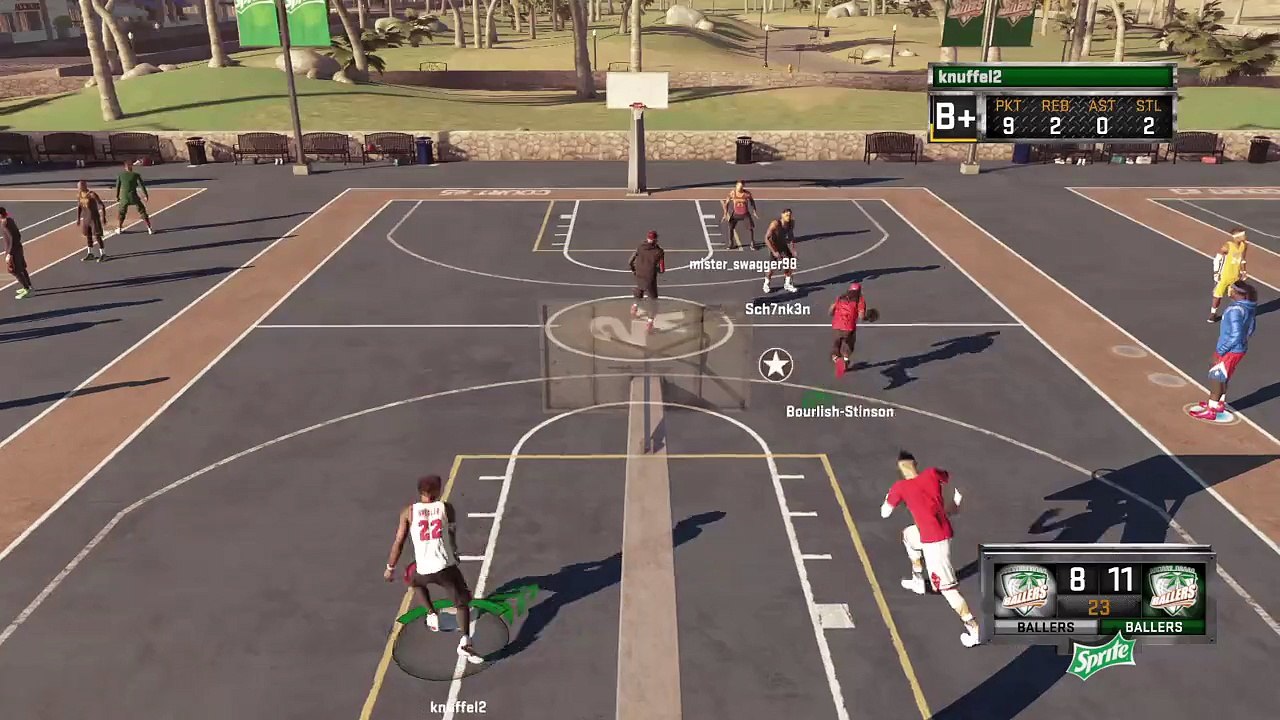 NBA 2K15 My park dunk on this bit*h